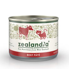 Load image into Gallery viewer, ZEALANDIA Beef Pate For Cats 185g 24 cans
