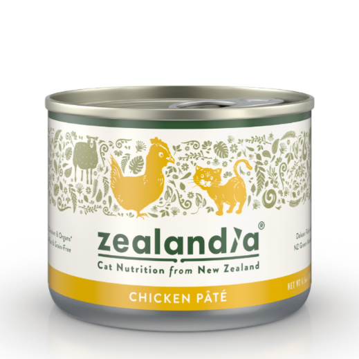 ZEALANDIA Chicken Pate For Cats 185g 24 cans
