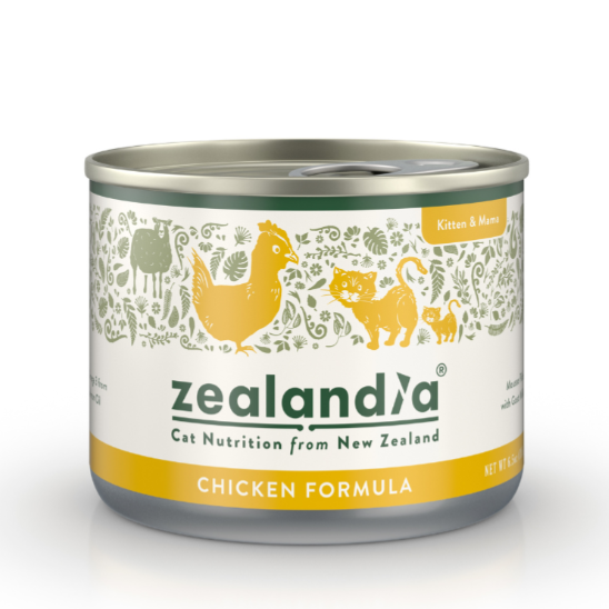 ZEALANDIA Mousse Pate Chicken Kitten & Mama 185g 24 cans