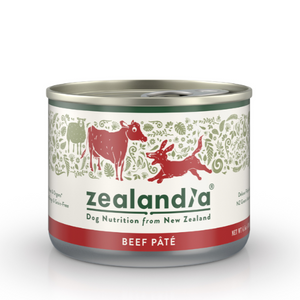 ZEALANDIA Beef Pate For Dogs 185g 24 cans