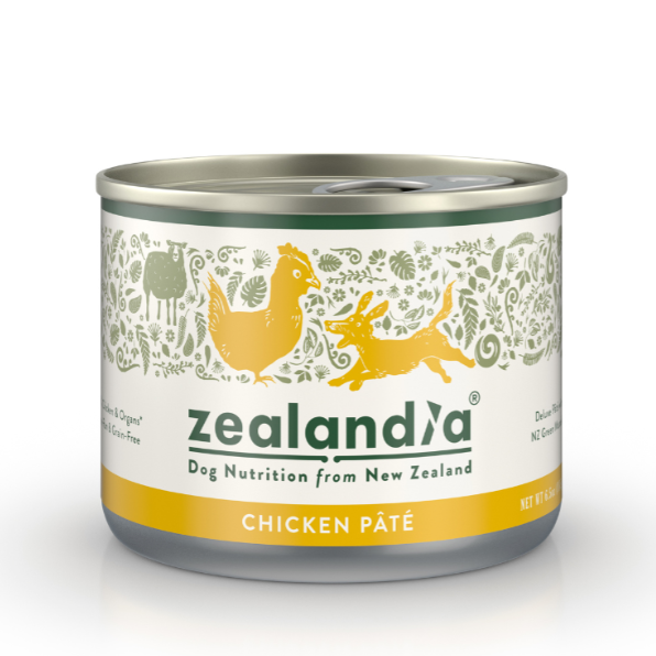 ZEALANDIA Chicken Pate For Dogs 185g 24 cans