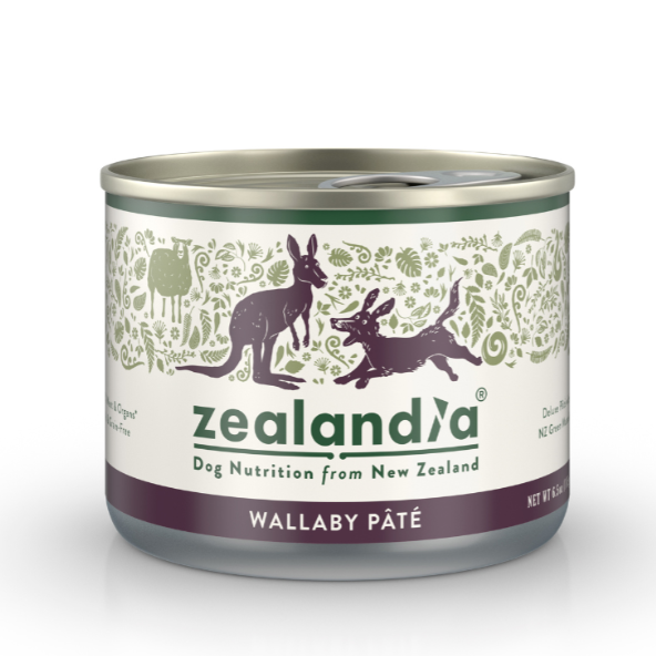 ZEALANDIA Wallaby Pate For Dogs 185g 24 cans