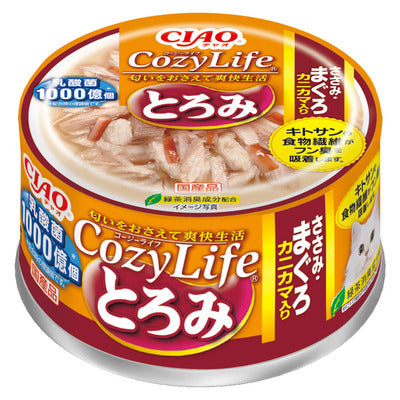 CIAO Cozy Life Tuna with Crab 24 Cans