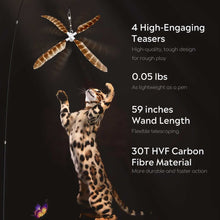 Load image into Gallery viewer, UAH PET Telescopic Teaser Wand Cat Toy
