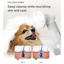 Load image into Gallery viewer, UAH PET FUR-EVER CLEAN Automatic Foaming Soap Dispenser and Dog Bath Brush
