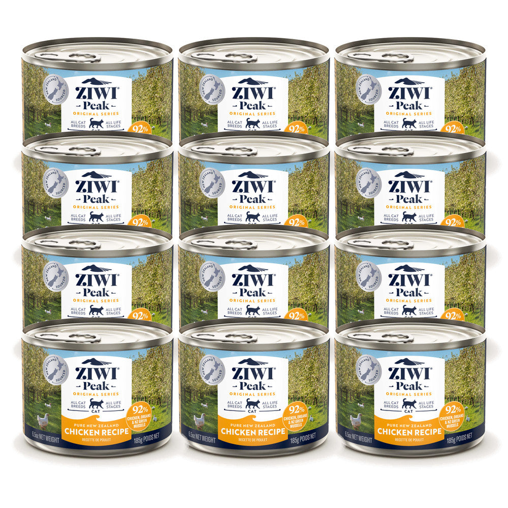 ZIWI PEAK Wet Free-Range Chicken Recipe For Cats 12 cans 185g