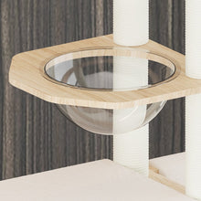 Load image into Gallery viewer, CHONGBEIYA Pinewood All-in-one Cat Tree With Scratching Slide 1.96m
