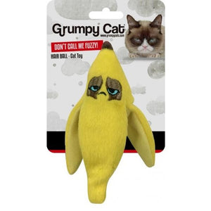 GRUMPY CAT Banana Peel Crinkle Cat Toy