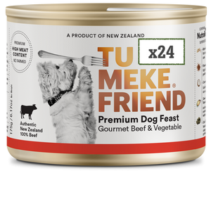 TU MEKE FRIEND Wet Dog Food with NutraRich Gourmet Beef & Vegetable 175g