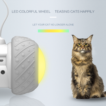 Load image into Gallery viewer, BENTOPAL P03 Smart Wheel Feather Self Rolling Cat Toy
