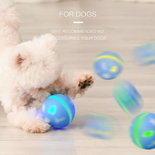 Load image into Gallery viewer, BENTOPAL P04 Colourful LED Smart Ball Self Rolling Pet Toy
