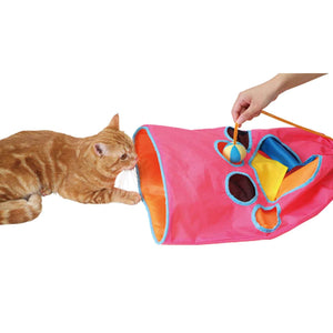 PETIO Shaka Skaka Street Bag Cat Play Puddle Bag Toy
