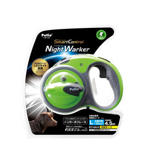PETIO Night Walker Smart Control Retractable Lead With LED