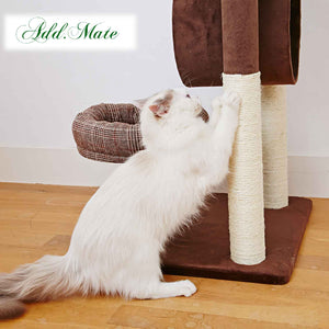 PETIO Add Mate Check Cat Scratching Tree Tower Mid