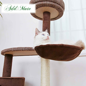 PETIO Add Mate Check Cat Scratching Tree Tower Tall