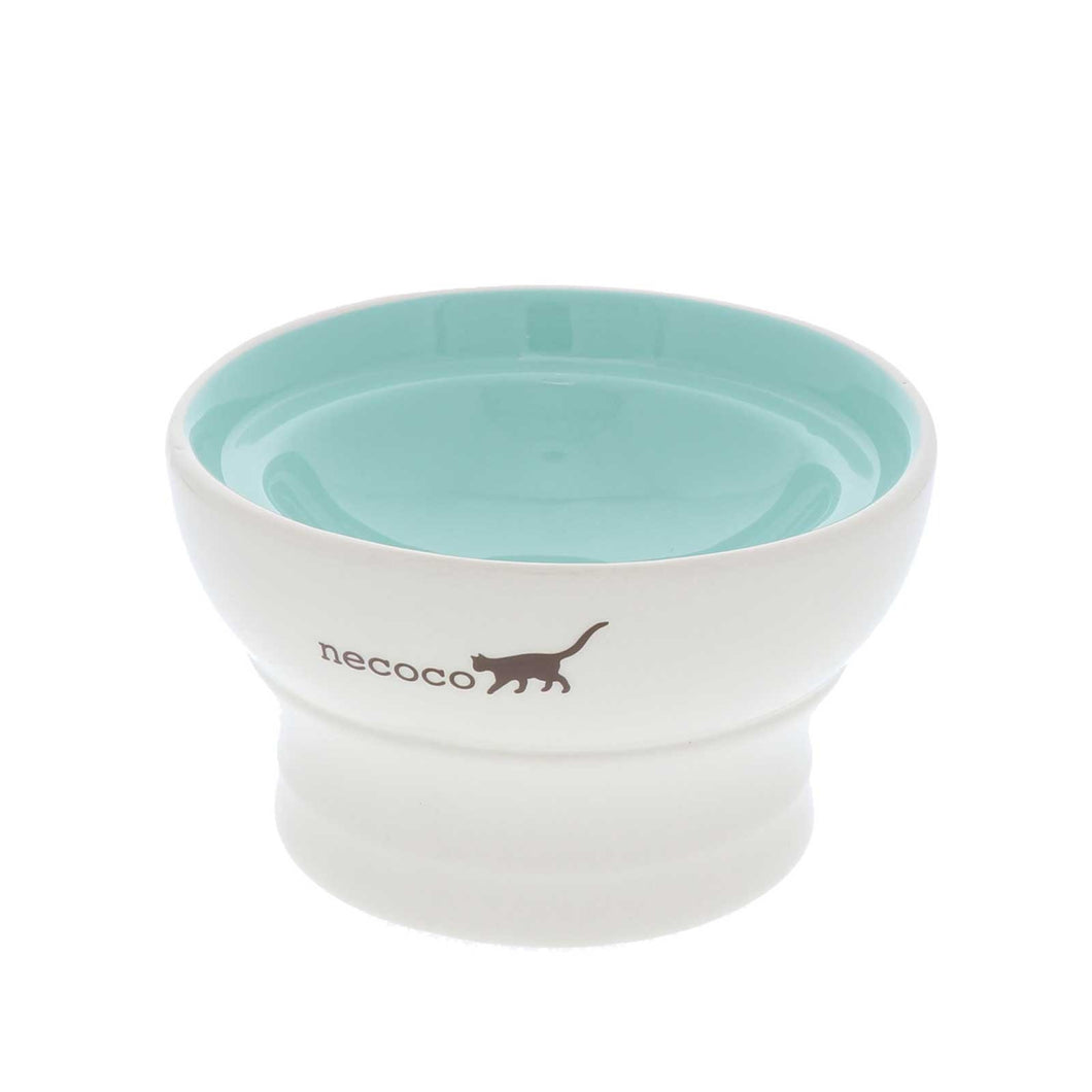 PETIO NECOCO Raised Ceramic Cat Feeding Bowl