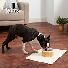 Load image into Gallery viewer, PETIO Prota Wood Grain Ceramic Dog Feeding Bowl
