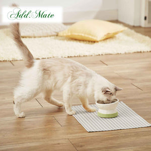 PETIO Add Mate Raised Ceramic Cat Inclined Feeding Bowl
