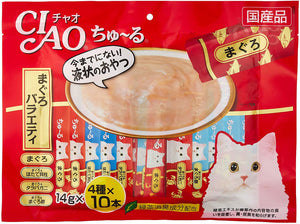 CIAO CHURU Cat Treats Tuna Variety Series I 40 pieces