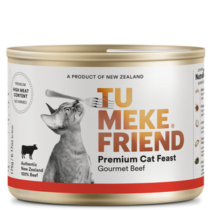 TU MEKE FRIEND Wet Cat Food with NutraRich Gourmet Beef 175G