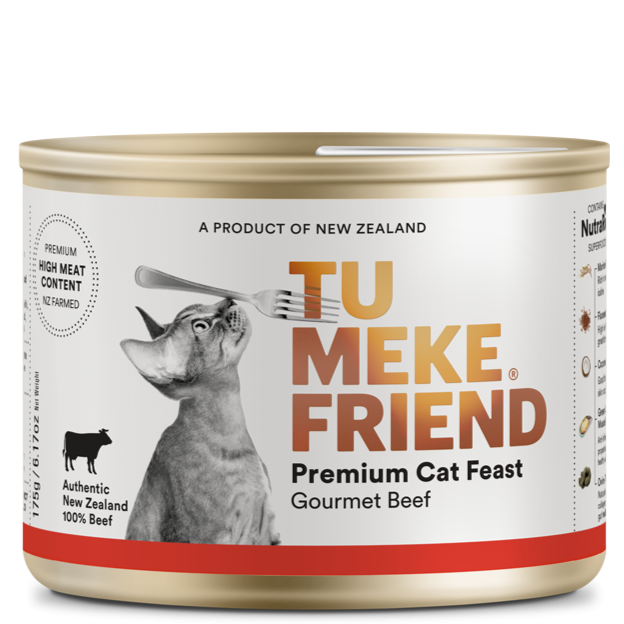 TU MEKE FRIEND Wet Cat Food with NutraRich Gourmet Beef 175G