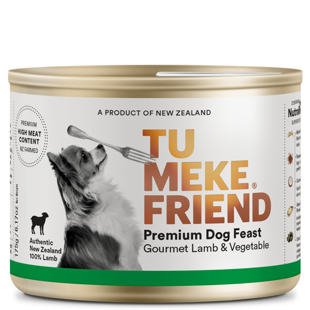 TU MEKE FRIEND Wet Dog Food with NutraRich Gourmet Lamb & Vegetable 175g