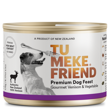 Load image into Gallery viewer, TU MEKE FRIEND Wet Dog Food with NutraRich Gourmet Venison &amp; Vegetable 175g
