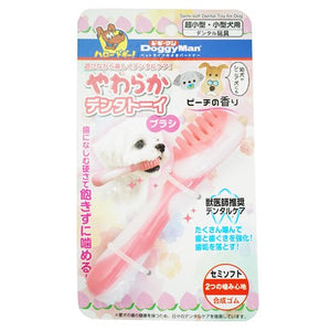 DOGGYMAN Soft Dental Toy For Dog Peach Flavour