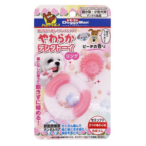 DOGGYMAN Soft Dental Toy For Dog Peach Flavour