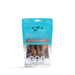 THE PET PROJECT Natural Treats Chicken Neck 100g