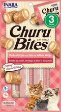 Load image into Gallery viewer, CIAO Churu Bites Cat Treats Tuna With Salmon
