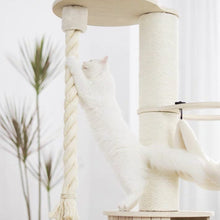 Load image into Gallery viewer, PETSBELLE Solace Wooden Cat Tree 1.5m
