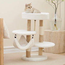 Load image into Gallery viewer, PETSBELLE Solid Wood Cat Tree 0.7m
