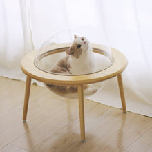 Load image into Gallery viewer, CATSCITY UFO Wooden Pet Bed

