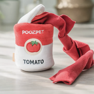 POOZPET Tomato Soup Can Sniffing Game Dog Toys