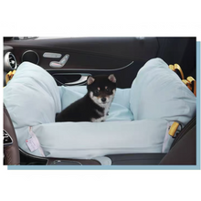 將圖片載入圖庫檢視器 KASHIMA Kawana Leather Car Seat Pet Bed With Suede Cushion
