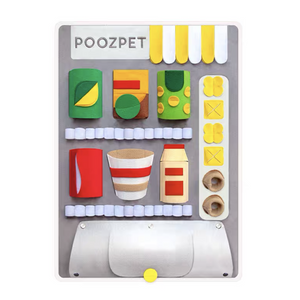 POOZPET Vending Machine Sniffing Game Mat Pet Toys