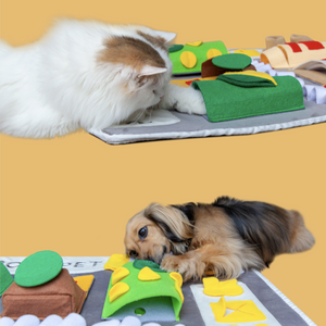 POOZPET Vending Machine Sniffing Game Mat Pet Toys
