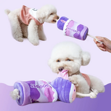Load image into Gallery viewer, POOZPET Taro Bubbles Milk Tea Snuffle Pet Toys
