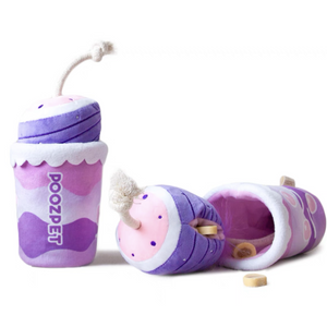 POOZPET Taro Bubbles Milk Tea Snuffle Pet Toys