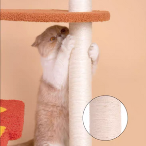 PURLAB Happy-Meal Wooden Cat Tree
