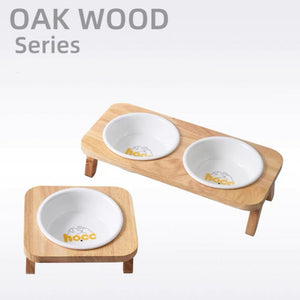 HOCC Oakwood With Ceramic Double Bowls