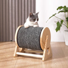 Load image into Gallery viewer, CHONGBEIYA Wooden Wheel Cat Scratcher
