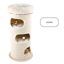 Load image into Gallery viewer, HONEYPOT Wooden Golden Mailbox Cat Tree
