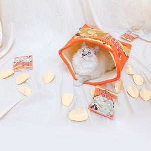 KASHIMA Potato Chips Hiding Pet Bed
