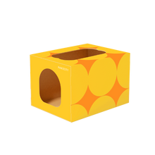 Load image into Gallery viewer, PAWZCITY Cat Yellow Scratcher House
