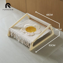 Load image into Gallery viewer, PURROOM Wood Hammock Pet Bed
