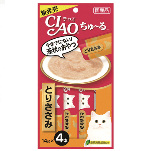 CIAO CHURU PURÉE Cat Wet Treat (Chicken Fillet Sasami)