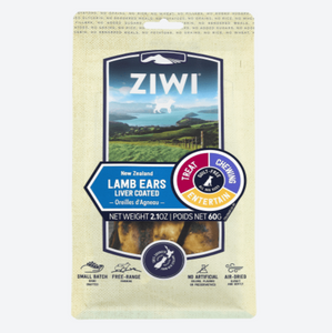 ZIWI Lamb Ears Liver Coated For Dogs