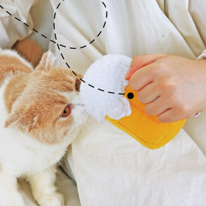 PURLAB Beer Cat Toy With Catnips